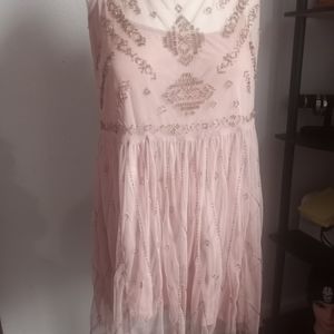 American eagle pink dress